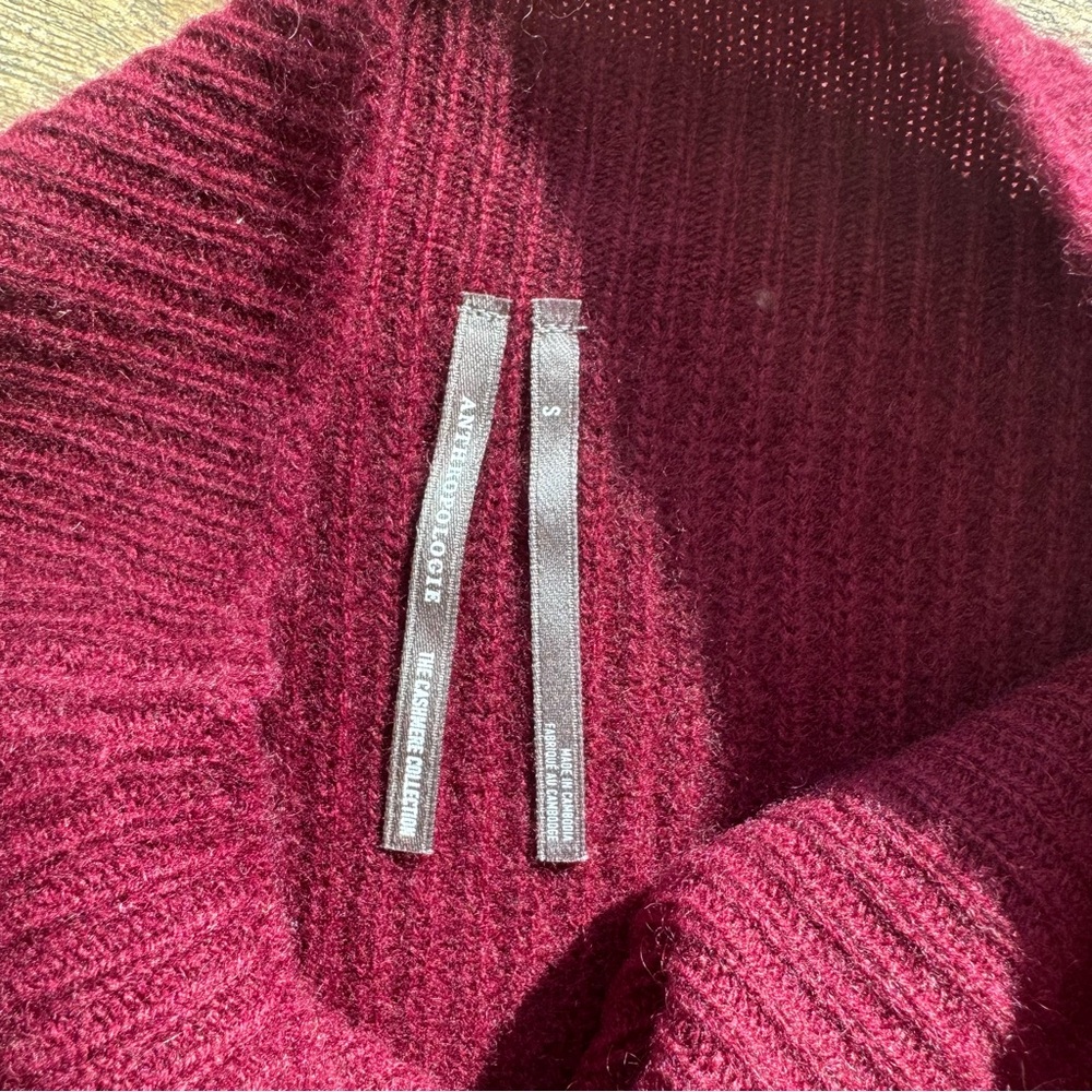 Anthropologie The Enza Cashmere Poncho Sweater Vest - Picture 5 of 6